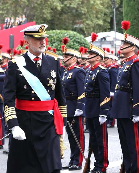 Famíla Real de Espanha no Dia da Hispanidade