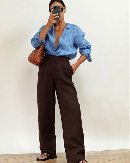 Camisa azul - Os 10 básicos imprescindíveis deste outono