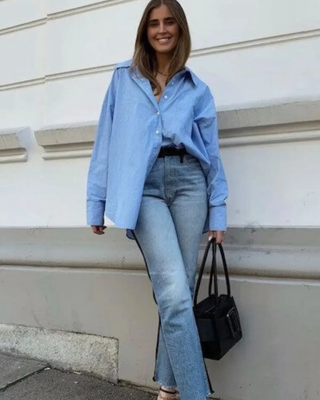 Camisa azul - Os 10 básicos imprescindíveis deste outono