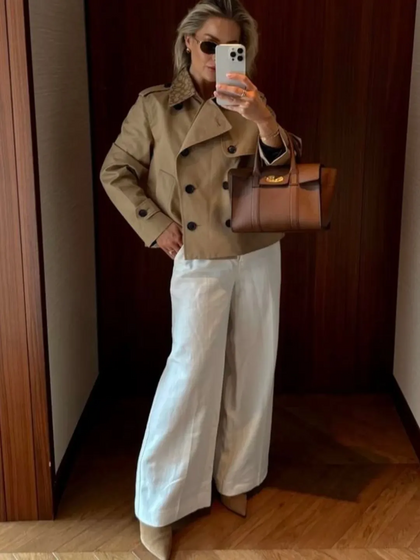 Cropped trench coat- Os 10 básicos imprescindíveis deste outono