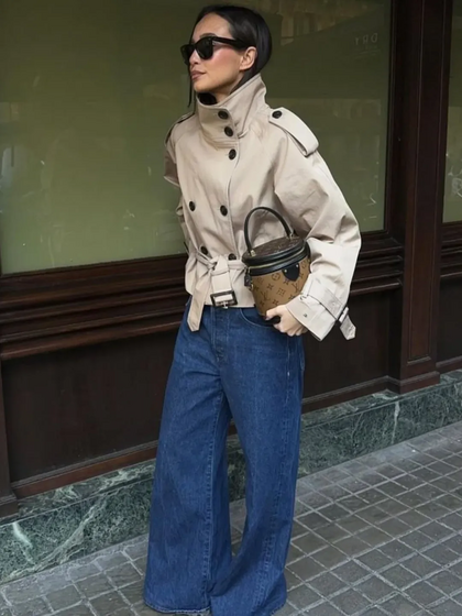 Cropped trench coat- Os 10 básicos imprescindíveis deste outono