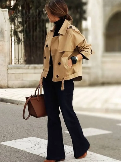 Cropped trench coat- Os 10 básicos imprescindíveis deste outono