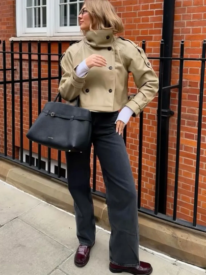 Cropped trench coat- Os 10 básicos imprescindíveis deste outono