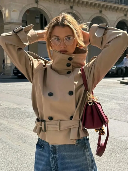 Cropped trench coat- Os 10 básicos imprescindíveis deste outono