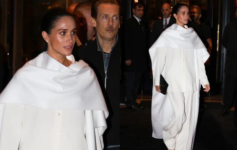 Meghan Markle regressa à Europa, marcando presença no desfile de Balenciaga, em Paris