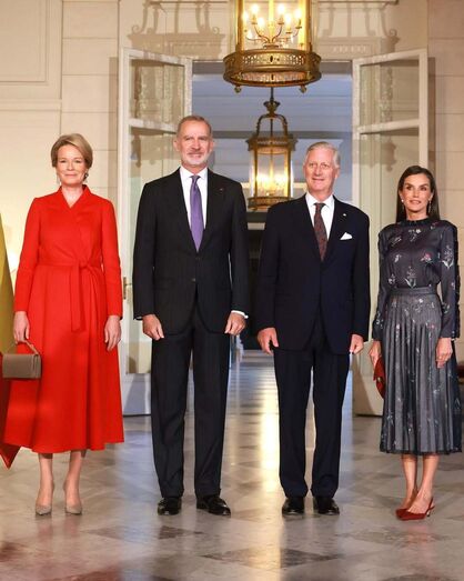 Reis de Espanha e Bélgica reúnem-se em Bruxelas