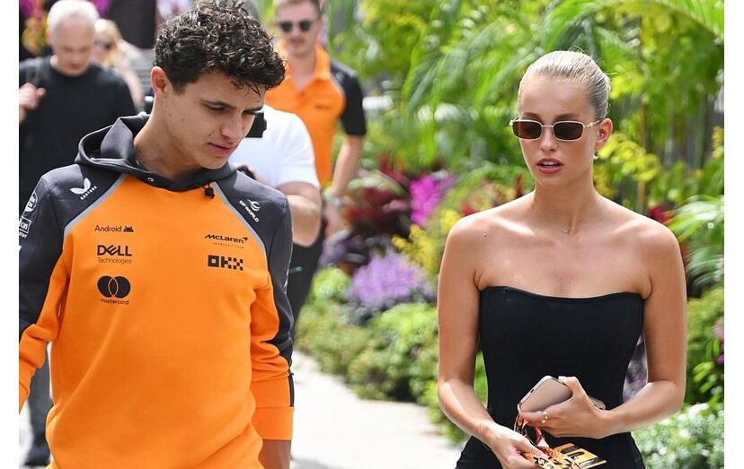 Lando Norris e Margarida Corceiro: romance sob os olhares da Fórmula 1
