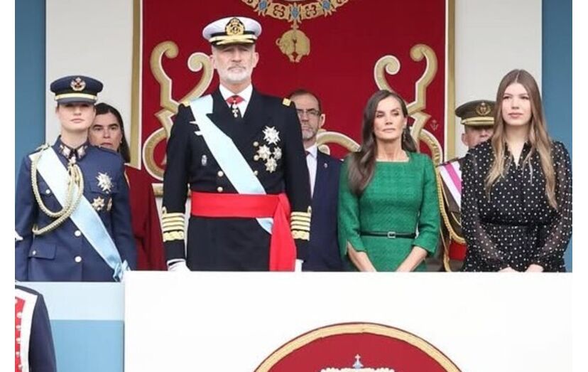 Felipe, Letizia, Leonor e Sofia