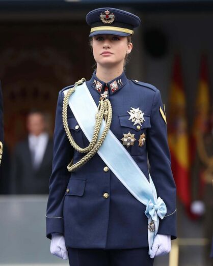 Famíla Real de Espanha no Dia da Hispanidade