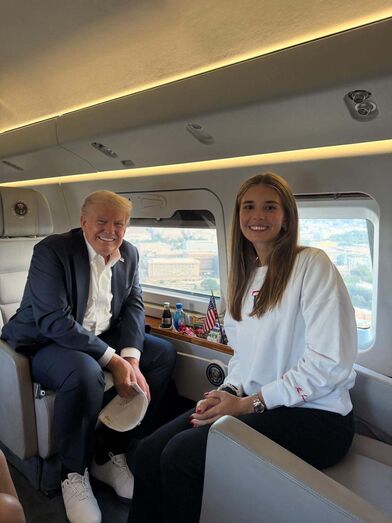 Kai Trump e o avô, Donald Trump