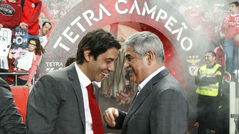 Luís Filipe Vieira e Rui Costa