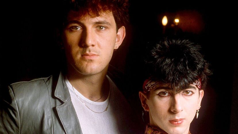 Soft Cell (Dave Ball à esq., Marc Almond à dir.)
