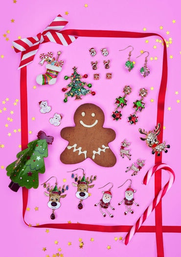 Bijuterias festivas da Bijou Brigitte com motivos natalícios