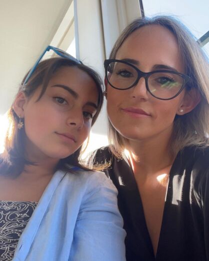 Noori com a mãe, Cristiana Gaspar