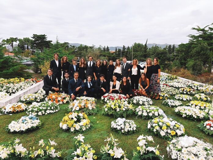 Filhos, netos e mulher de Balsemão reunidos em cerimónias fúnebres