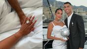 Cristiano Ronaldo e Georgina Rodríguez juntos num evento em Monte Carlo