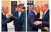 Marcelo Rebelo de Sousa, princesa Charléne, príncipe Alberto