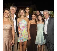 Jorge Rebelo de Almeida com o filho Gonçalo Rebelo de Andrade e a família na inauguração do Vila Galé Collection Amazónia