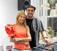 Zulmira Ferreira com o filho, Eddie Ferrer