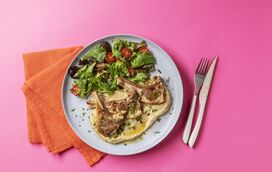 Comida de tradição com um toque de modernidade. As costeletas perfeitas para este outono