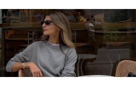 Camisola cinzenta para usar com saias, vestidos e calças