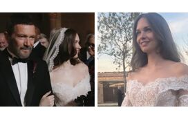 Aí estão as tão aguardadas fotografias do dia mais feliz da filha de Antonio Banderas