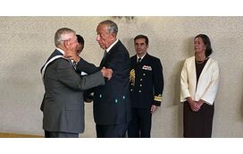 Padre Vítor Melícias agraciado pelo Presidente da República, Marcelo Rebelo de Sousa