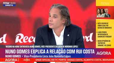 Record na Hora - Nuno Gomes revela como está a relação com Rui Costa e há quanto tempo não fala com o presidente do Benfica