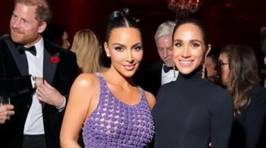 Meghan e Harry na festa de aniversário de Kris Jenner