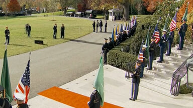 Cristiano Ronaldo recebido na Casa Branca