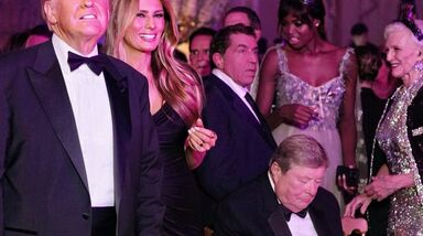 Maria Borges na Passagem de Ano na Casa Branca com Donald Trump e Melania Trump