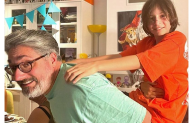 Nuno Markl com o filho Pedro