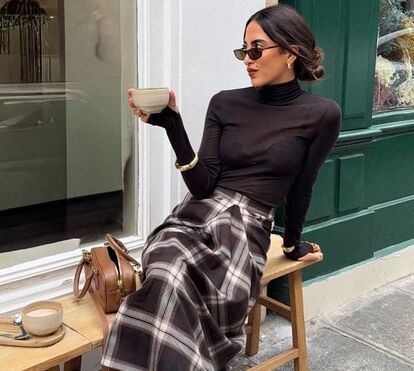 Must-have desta temporada: saias de quadrados ou 'tartan'