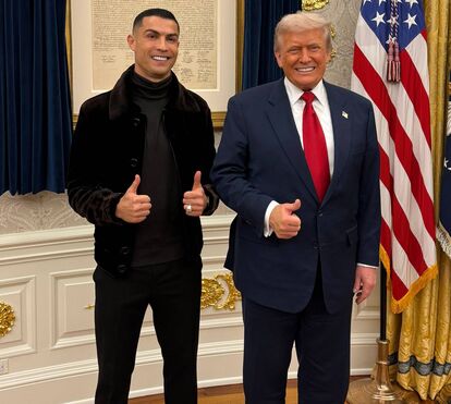 Mensagem de Cristiano Ronaldo para Donald Trump: 'Estou pronto para fazer a minha parte'
