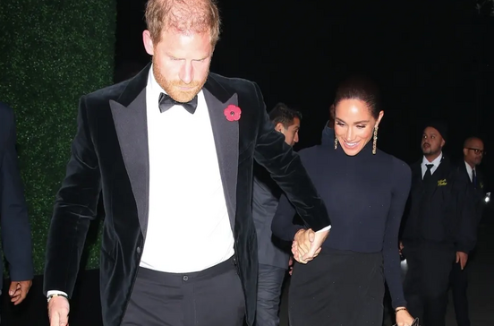 Meghan e Harry em festa de Jeff Bezos em Hollywood