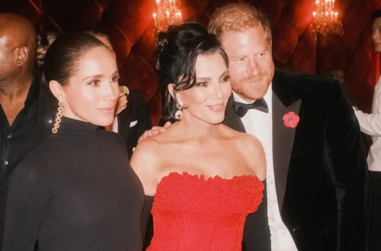 Meghan e Harry na festa de aniversário de Kris Jenner