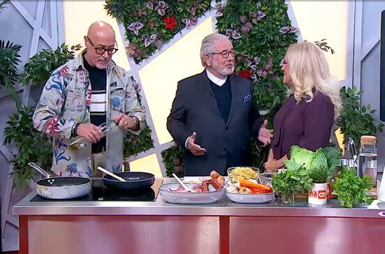 Isaltino Morais foi ao 'Manhã CM' dar nota ao prato que o apresentador Rui Oliveira preparou em direto