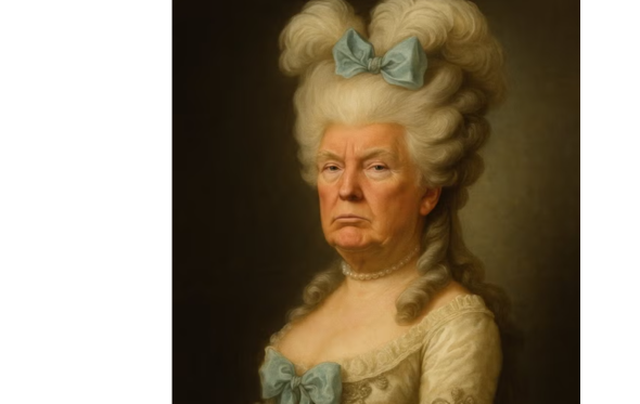 Trump como Maria Antonieta