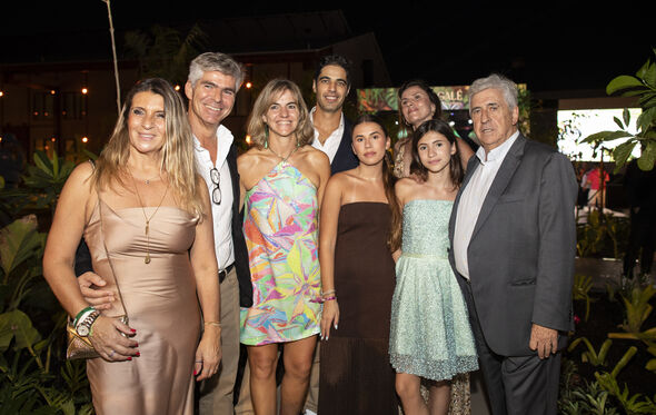 Jorge Rebelo de Andrade com os quatro filhos,  Gonçalo, Joana, Lara e Inês
