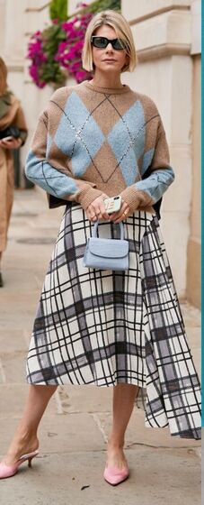 Must-have desta temporada: saias de quadrados ou 'tartan'