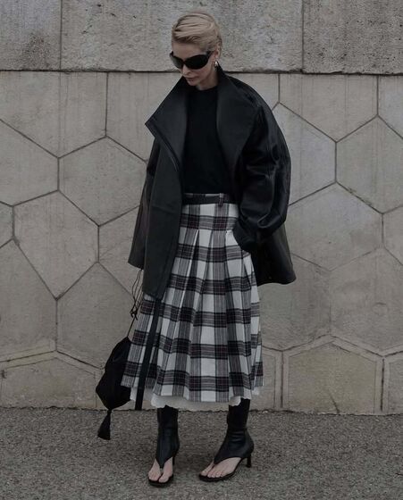 Must-have desta temporada: saias de quadrados ou 'tartan'