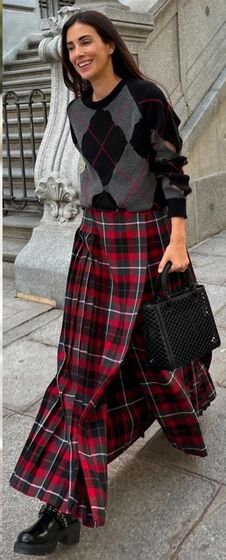 Must-have desta temporada: saias de quadrados ou 'tartan'