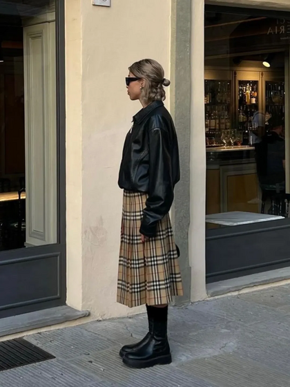 Must-have desta temporada: saias de quadrados ou 'tartan'