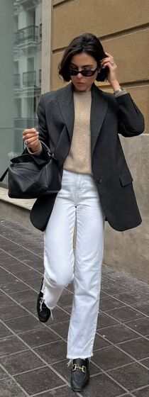 Calças brancas no inverno? Para usar e abusar