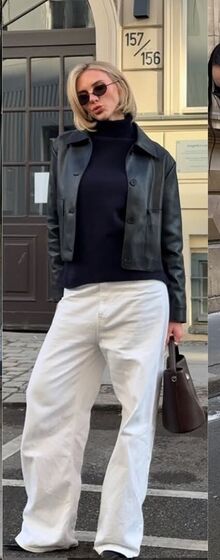 Calças brancas no inverno? Para usar e abusar