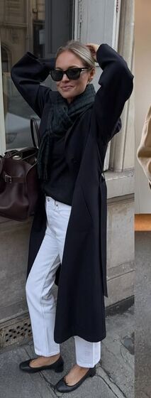 Calças brancas no inverno? Para usar e abusar