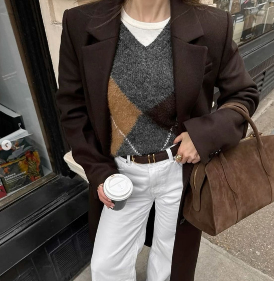 Camisola do avôzinho? Esqueça isso! Este é o padrão do tempo frio