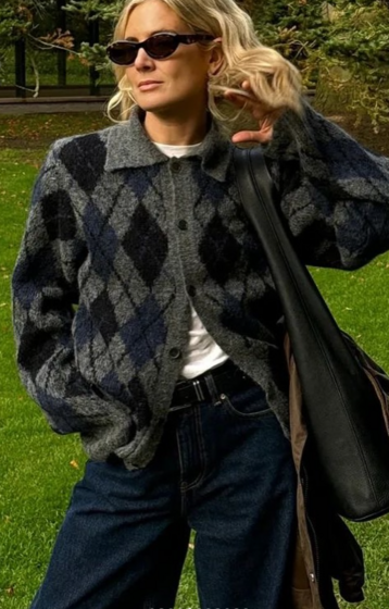 Camisola do avôzinho? Esqueça isso! Este é o padrão do tempo frio