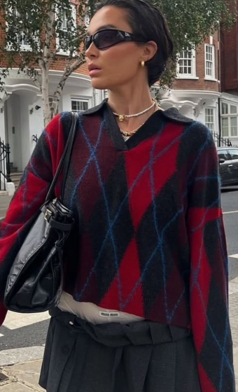 Camisola do avôzinho? Esqueça isso! Este é o padrão do tempo frio