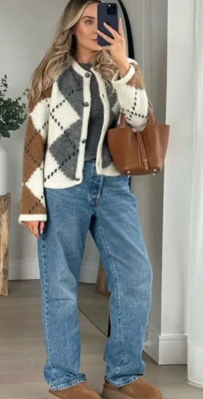 Camisola do avôzinho? Esqueça isso! Este é o padrão do tempo frio